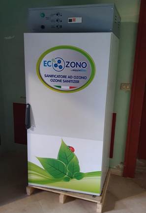 Donato alla Caritas un sanificatore ad ozono per indumenti